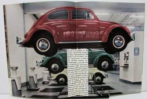 1962 Volkswagen VW Dealer Prestige Large Color Sales Brochure Beetle Rare
