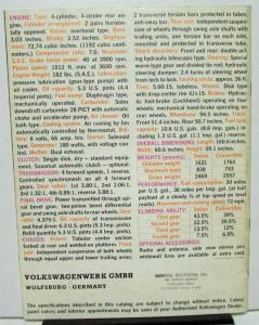 1962 Volkswagen VW Dealer Prestige Large Color Sales Brochure Beetle Rare