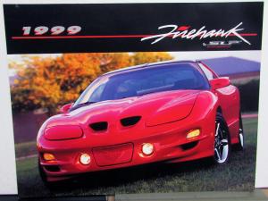 1999 Firehawk By SLP Engineering Special Edition Pontiac Firebird Sales Card GM