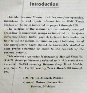 1944-1947 GMC Trucks Models 520 and Up Service Shop Repair Maintenance Manual