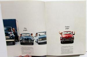 1962 1963 Volkswagen VW Dealer Prestige Sales Brochure Karmann Ghia Rare