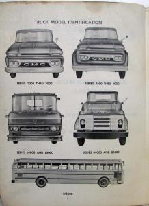 1962 GMC Truck Models 1000-5000 Service Shop Maintenance Repair Manual