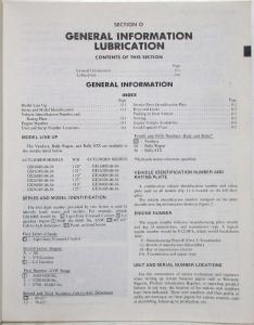 1972 GMC Truck Dealer Service Manual GE GS 1500-3500 Vandura Van