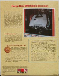 1980 GMC Gliders Brigadier General Astro Sales Brochure Original