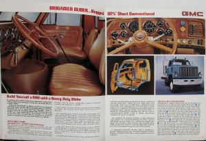 1980 GMC Gliders Brigadier General Astro Sales Brochure Original