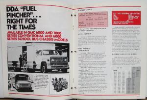 1980 GMC Diesel Engines for Medium Duty Trucks Sales Folder Original