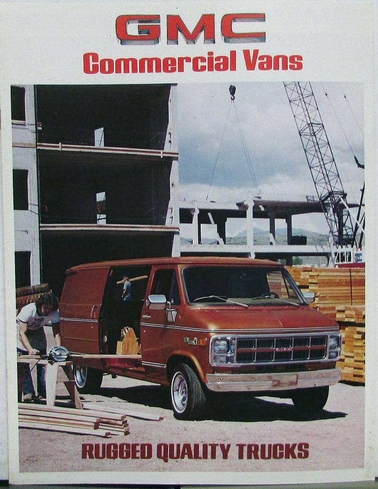 1980 GMC Vandura Magnavan Rally Commerical Van Truck Sales Brochure Original