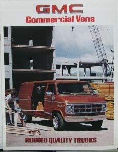 1980 GMC Vandura Magnavan Rally Commerical Van Truck Sales Brochure Original