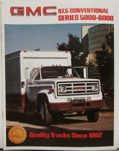 1980 GMC Series 5000-6000 97.5 Conventional Truck Sales Brochure Original