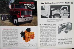 1980 GMC Series 5000-6000 97.5 Conventional Truck Sales Brochure Original
