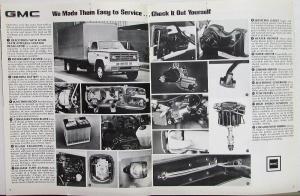 1980 GMC Series 5000-6000 97.5 Conventional Truck Sales Brochure Original