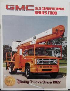 1980 GMC 97.5 Conventional Series 7000 HD Truck Sales Brochure Original