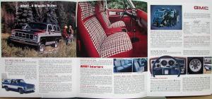 1980 GMC Jimmy C- K-1500 Truck Sales Brochure Folder Original