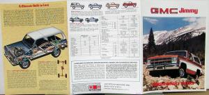 1980 GMC Jimmy C- K-1500 Truck Sales Brochure Folder Original