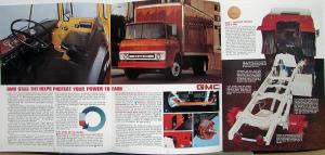 1980 GMC 72 Inch Steel Tilt Series 6000 7000 Truck Sales Brochure Folder Orig