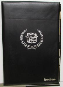 1979 Cadillac Dealer Spectrum Data Book Sales Refence Album Rival Comparisons