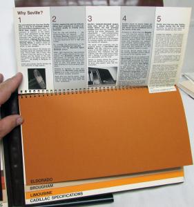 1978 Cadillac Dealer Spectrum Data Book Sales Refence Album Rival Comparisons