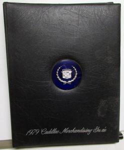 1979 Cadillac Dealer Album Merchandising Guide Data Upholstery Fabric Paint