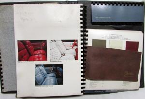 1979 Cadillac Dealer Album Merchandising Guide Data Upholstery Fabric Paint