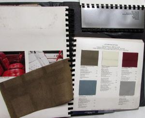 1979 Cadillac Dealer Album Merchandising Guide Data Upholstery Fabric Paint