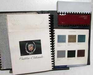 1979 Cadillac Dealer Album Merchandising Guide Data Upholstery Fabric Paint