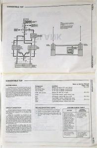 1990 Oldsmobile Cutlass Supreme Service Shop Manual Convertible Supplement