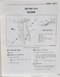 1990-1991 Oldsmobile Cutlass Supreme Service Shop Manual Convertible Supplement