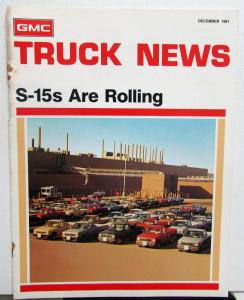 1981 GMC Truck News S 15 Pickup Brigadier Dec Vol 46 No 5 Original