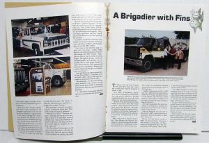 1981 GMC Truck News S 15 Pickup Brigadier Dec Vol 46 No 5 Original