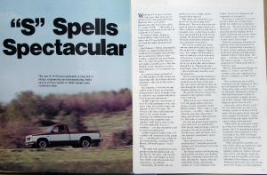 1981 GMC Truck News 1982 S 15 Pickup 6.2 Liter Diesel Aug Vol 46 No 4 Original