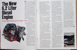 1981 GMC Truck News 1982 S 15 Pickup 6.2 Liter Diesel Aug Vol 46 No 4 Original