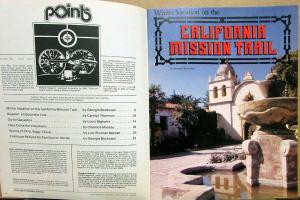 1981 GMC Points Magazine Nov/Dec Issue CA Mission Trail Steam RR Galveston Orig