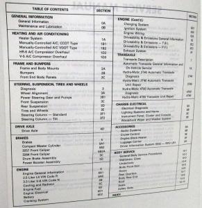 1990 Oldsmobile Cutlass Ciera and Cutlass Cruiser Service Shop Repair Manual