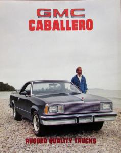 1981 GMC Caballero Diablo Amarillo Truck Sales Brochure Folder Original