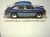1966 Volkswagen Dealer Sales Brochure Folder Fastback Original