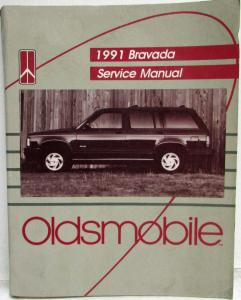 1991 Oldsmobile Bravada Service Shop Repair Manual