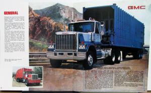 1981 GMC Heavy Duty Trucks for Refuse Garbage Industry Sales Brochure Original