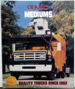 1981 GMC Medium Trucks Series 5000 6000 7000 Sales Brochure Original