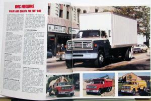 1981 GMC Medium Trucks Series 5000 6000 7000 Sales Brochure Original