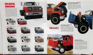 1981 GMC Medium Trucks Series 5000 6000 7000 Sales Brochure Original