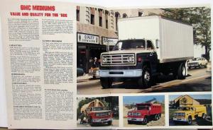 1981 GMC Medium Trucks Series 5000 6000 7000 CANADIAN Sales Brochure Original