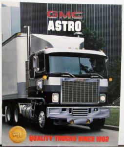 1981 GMC Astro Heavy Duty Truck Sales Brochure Original