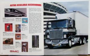 1981 GMC Astro Heavy Duty Truck Sales Brochure Original
