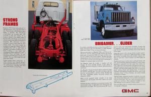 1981 GMC Brigadier 8000-9500 Series Heavy Duty Truck Sales Brochure Original