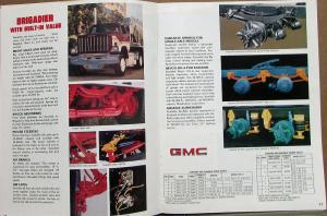 1981 GMC Brigadier 8000-9500 Series Heavy Duty Truck Sales Brochure Original