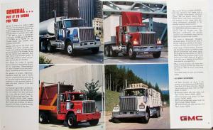 1981 GMC General Heavy Duty Truck Sales Brochure Catalog Original