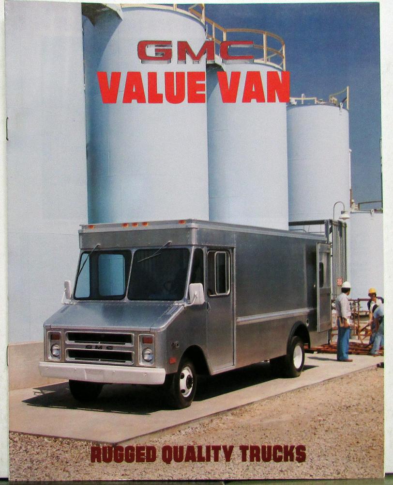 1981 GMC Value Van Sales Brochure Original