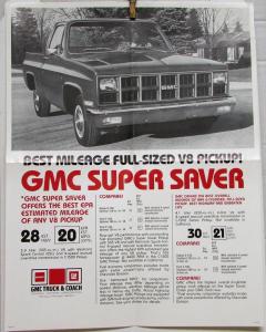 1981 GMC Value Van Sales Brochure Original