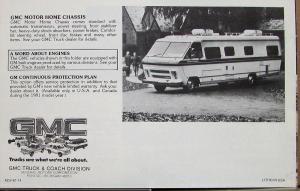 1981 GMC Trucks Receration & Work Sales Brochure MAILER Original