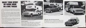 1981 GMC Trucks Receration & Work Sales Brochure MAILER Original